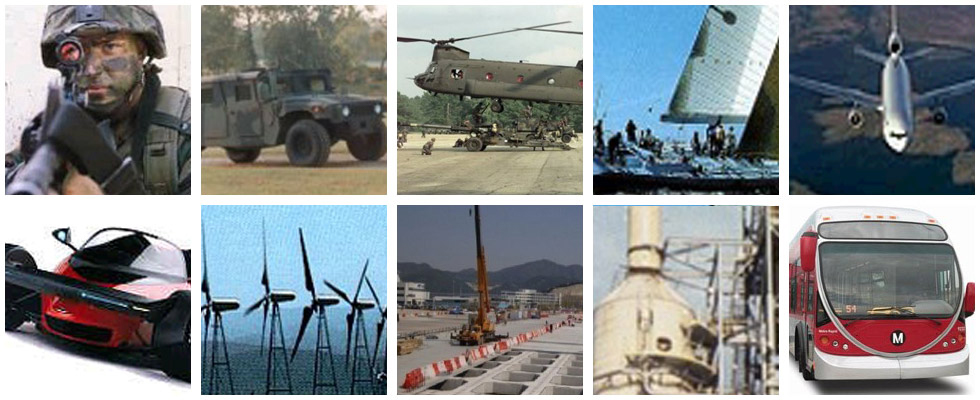 Montage of Different Capabilities of the Facility